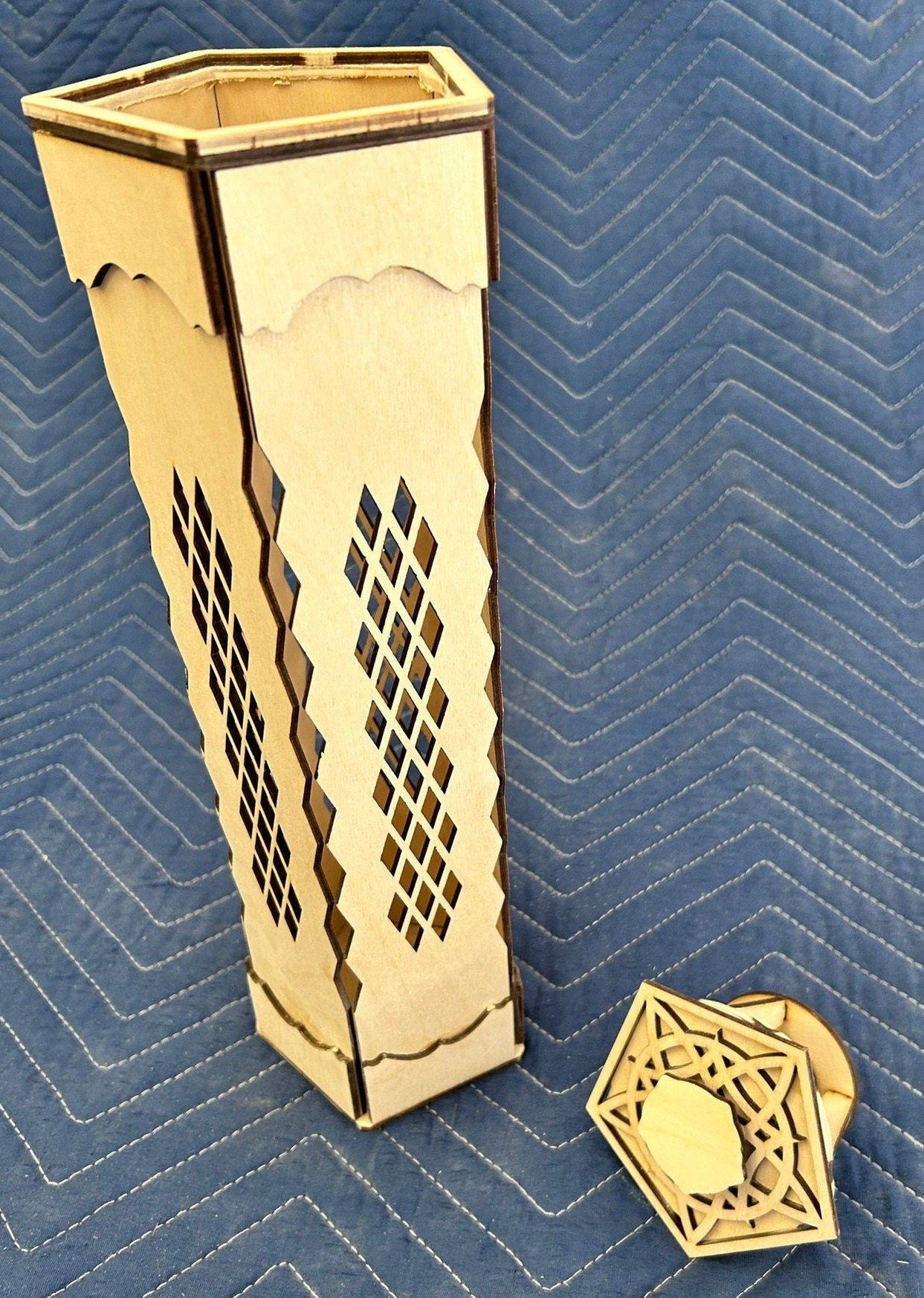 Laser Cut Wine Bottle Gift "Wrap"